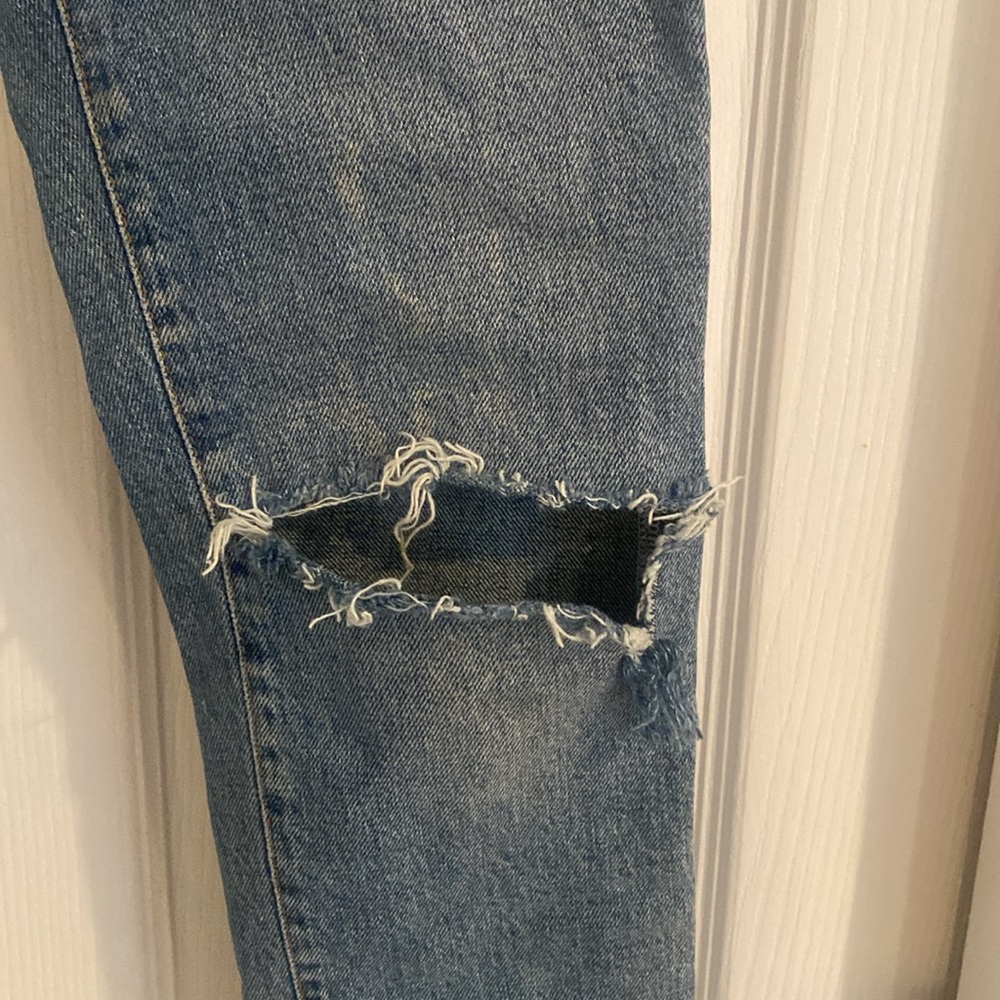 Free People High Rise Button-Fly Jeans - Picture 4 of 5